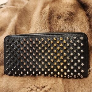 COA Christian Louboutin Panettone Wallet * Dustbag Like New